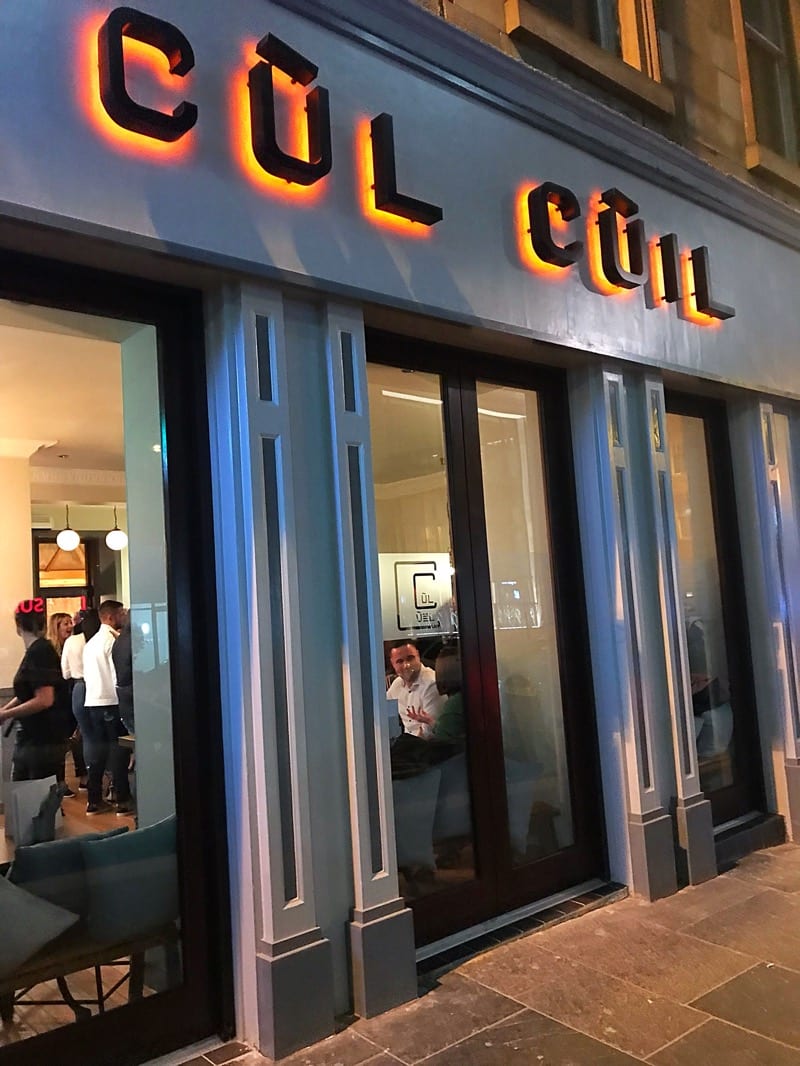 Cul cuil new bar in Glasgow city centre foodie explorers