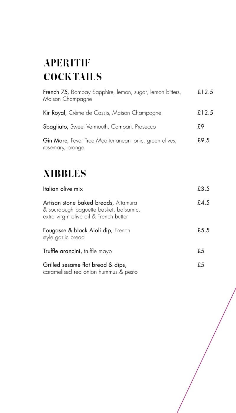 glasgow Malmaison autumn menu 