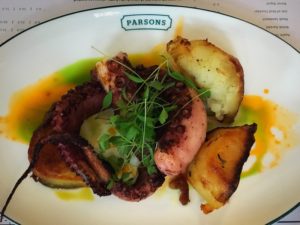 Parsons seafood restaurant Covent Garden London