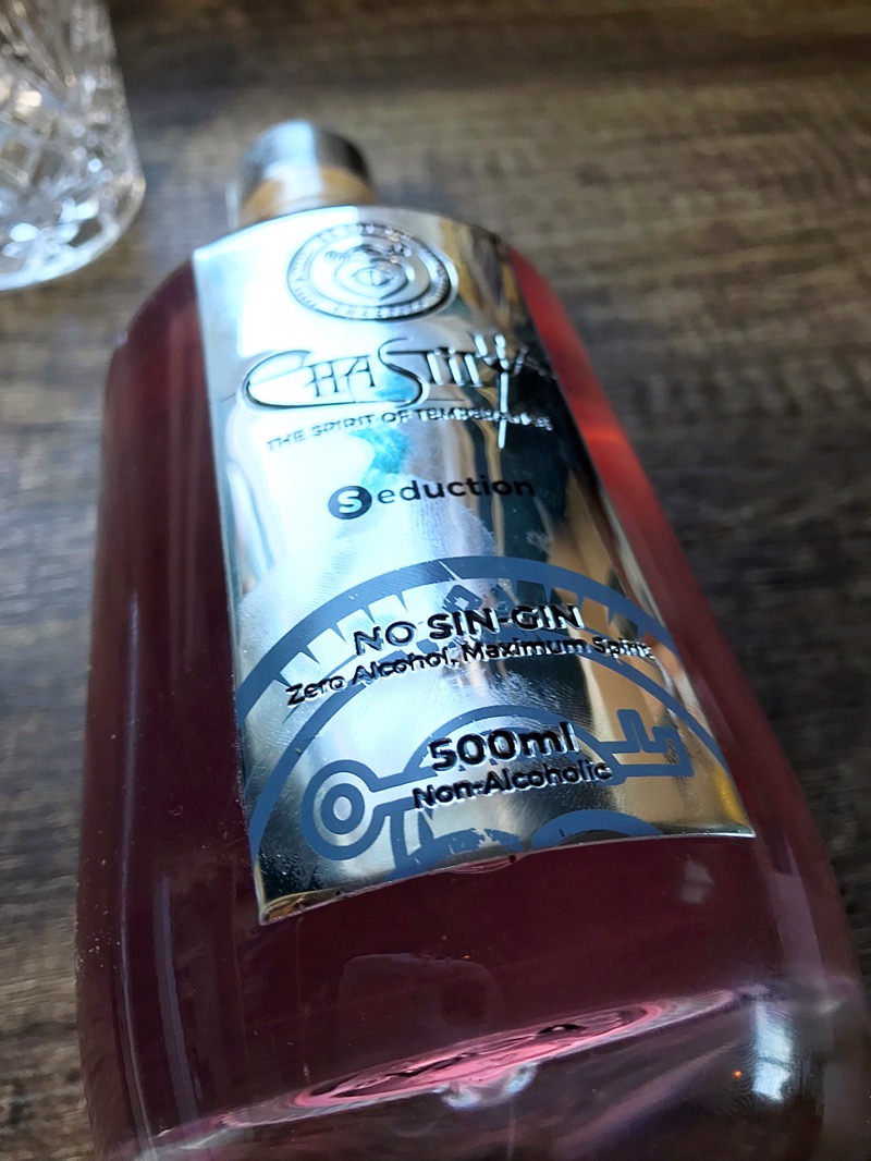 Chastity alcohol free gin Seduction review foodie explorers