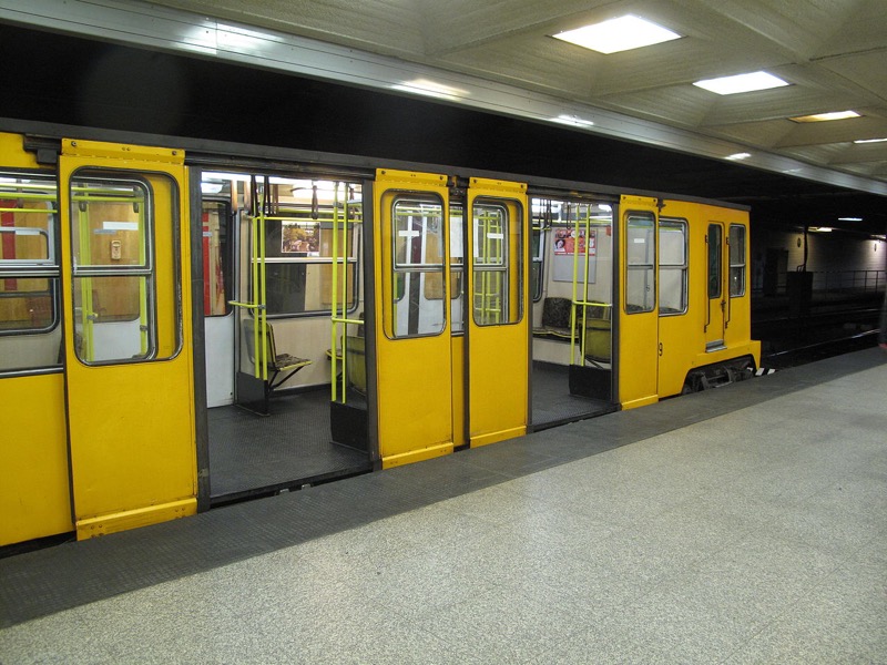 Metro line 1 carriage Budapest Underground 