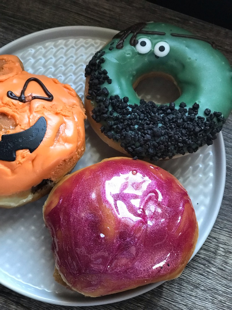 Halloween doughnuts Krispy Kreme