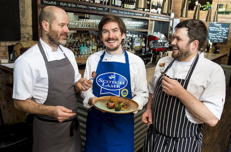 (L-R) The Gannet co-owners Ivan Stein and Peter McKenna with Chris Thomas (head chef)