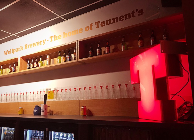 Tennents Lager visitor centre Glasgow 