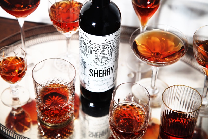 Sherry port of Leith Distillery 