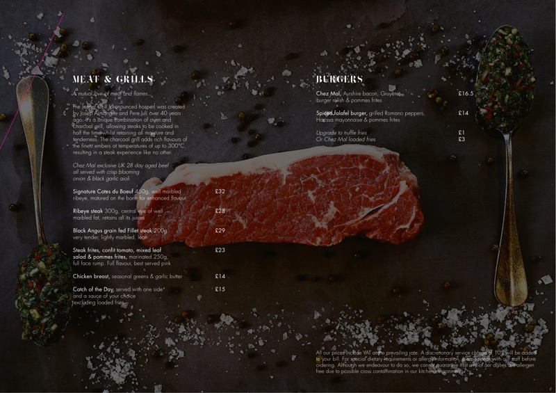 Malmaison Glasgow winter menu