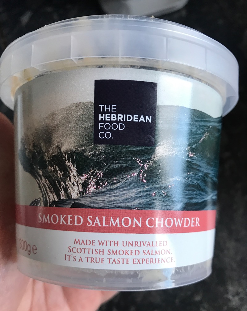 The Hebridean Fish Co smoked salmon chowder 