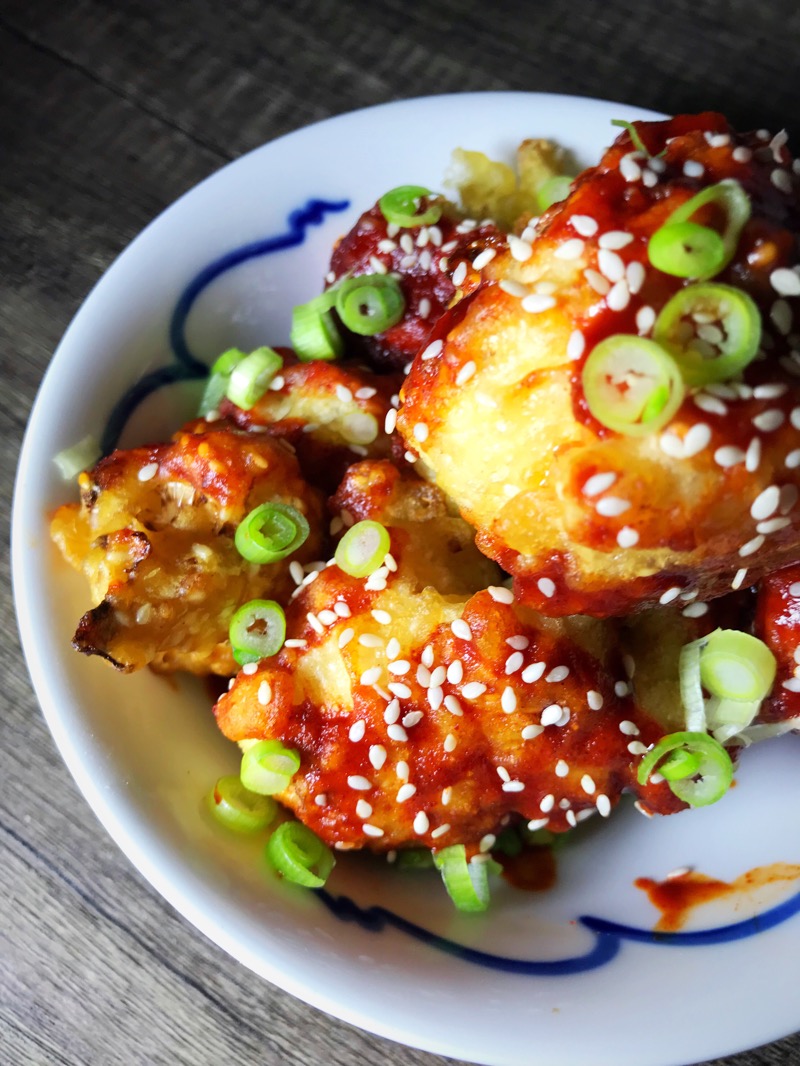 korean fried cauliflower recipe foodie explorers