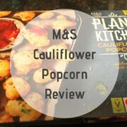 M&S popcorn cauliflower vegan product review