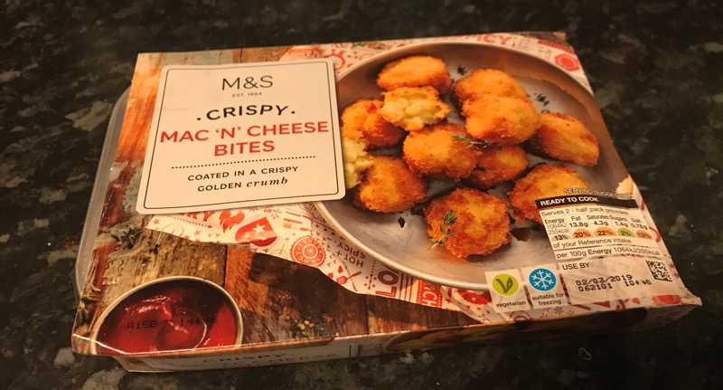 M&S Mac n cheese bites product review 