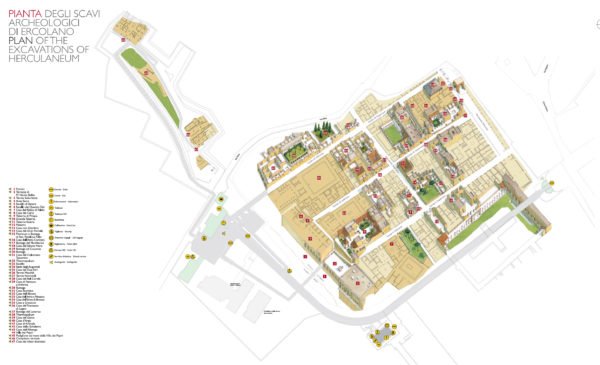 Map of Herculaneum