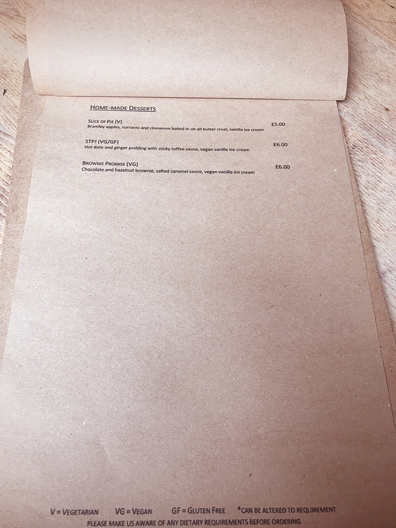 Villager bar Edinburgh food menu 