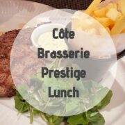 Côte Brasserie glasgow prestige lunch menu