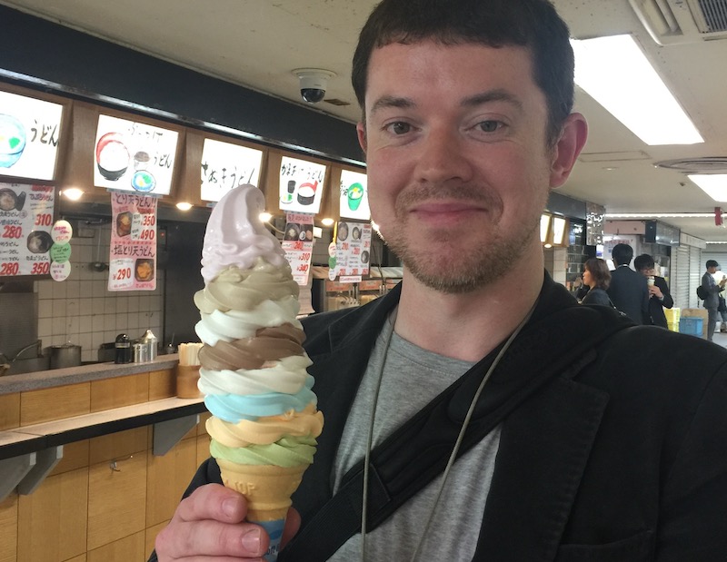 Mr Foodie with cone