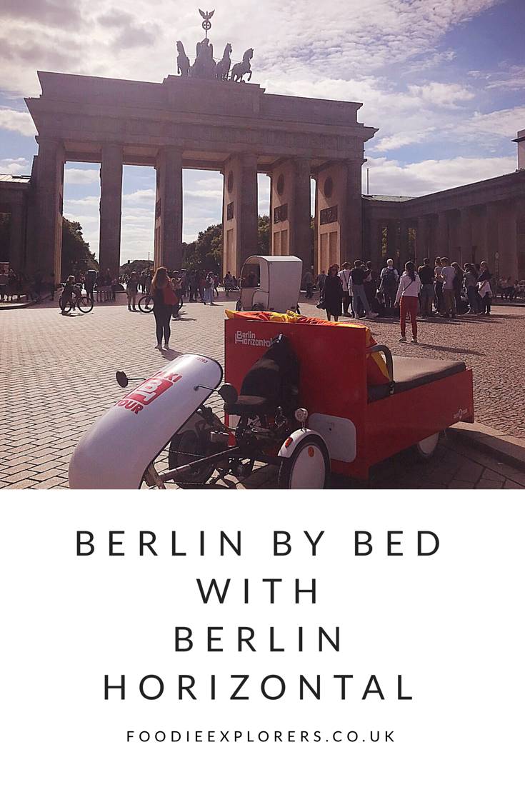 Berlin Horizontal Berlin sightseeing by bed bike