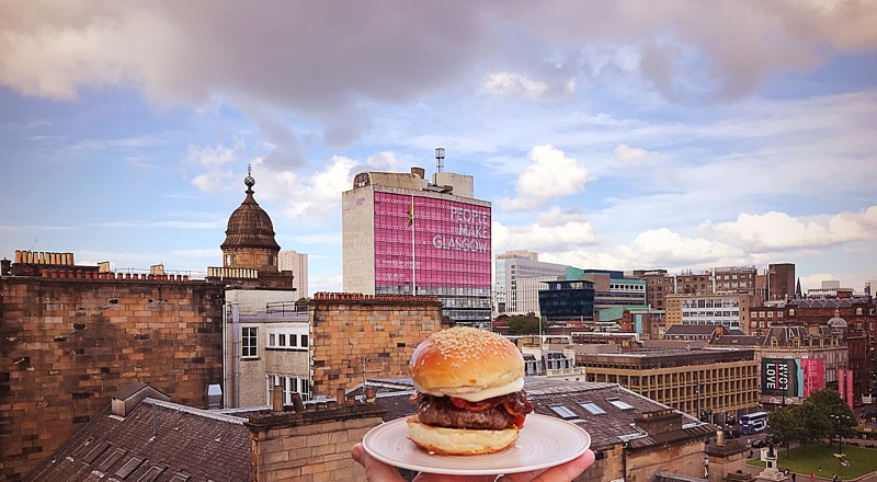 El Perro negro native Glasgow top dog burger