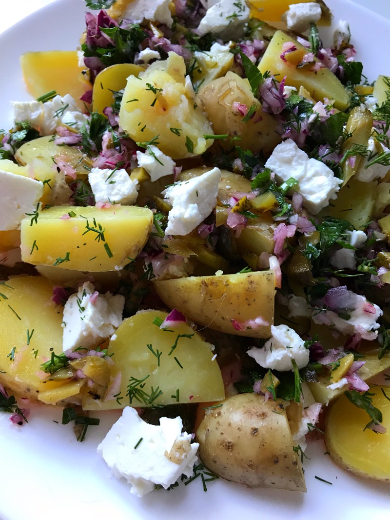 Greek potato salad recipe 