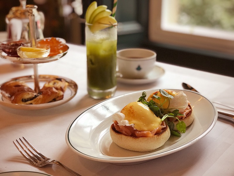 The Ivy Glasgow brunch Eggs Royale