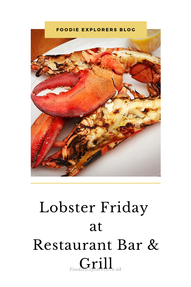 Champagne lobster Friday’s Glasgow restaurant bar and grill princes square