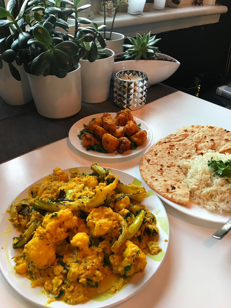 cauliflower korma recipe