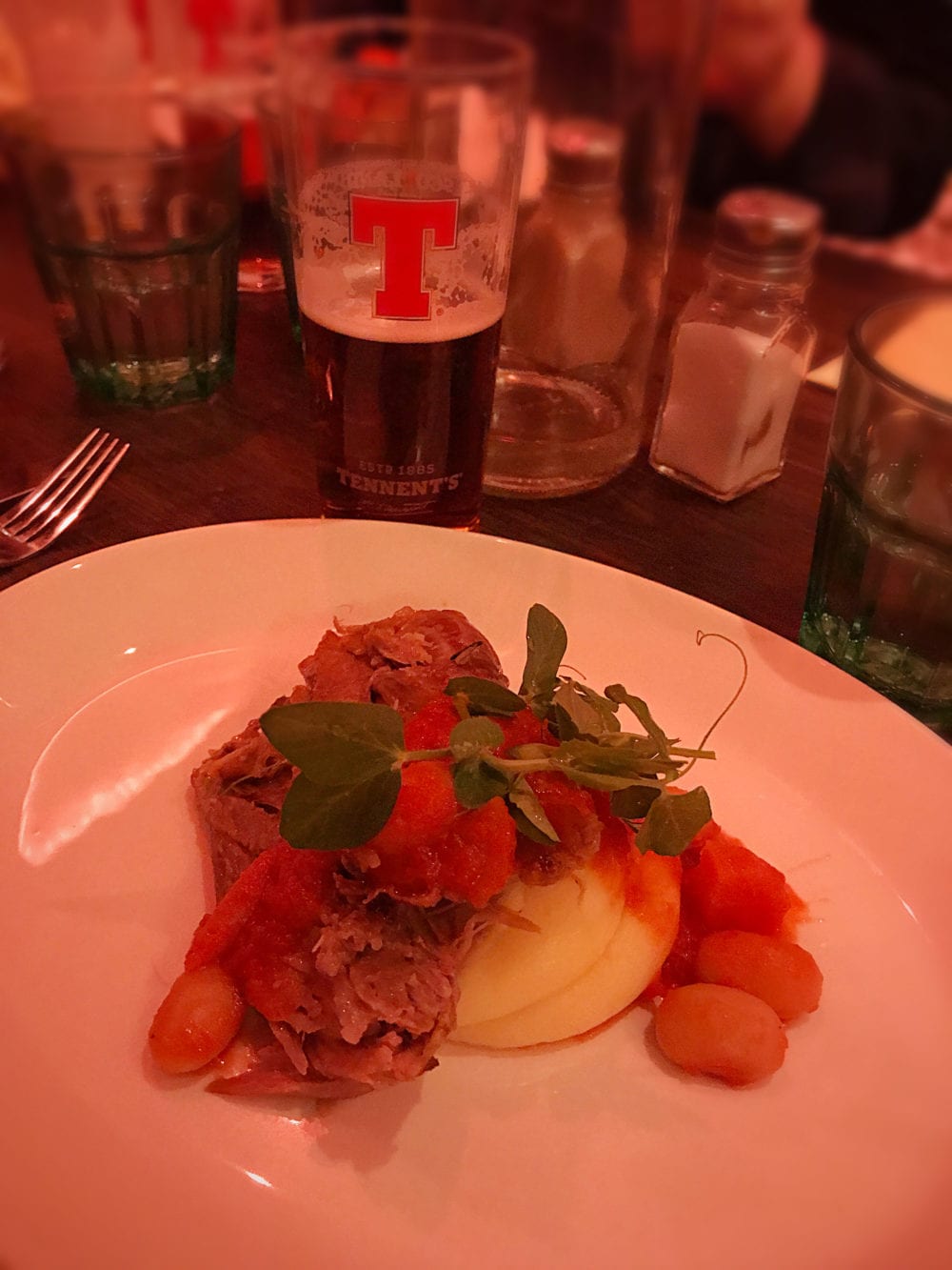 Mharsanta Tennent’s food and beer pairing Glasgow 