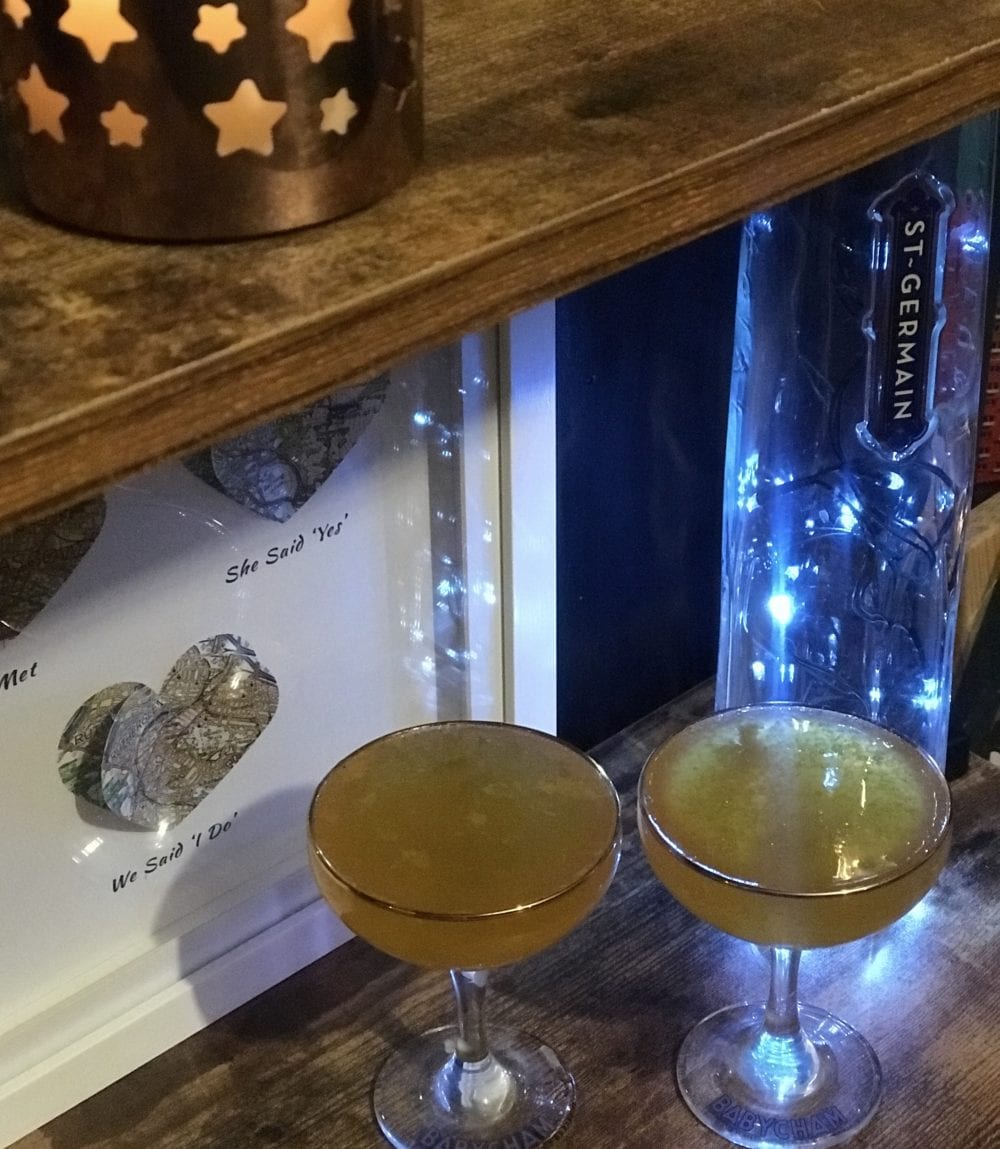 clementine fizz cocktail