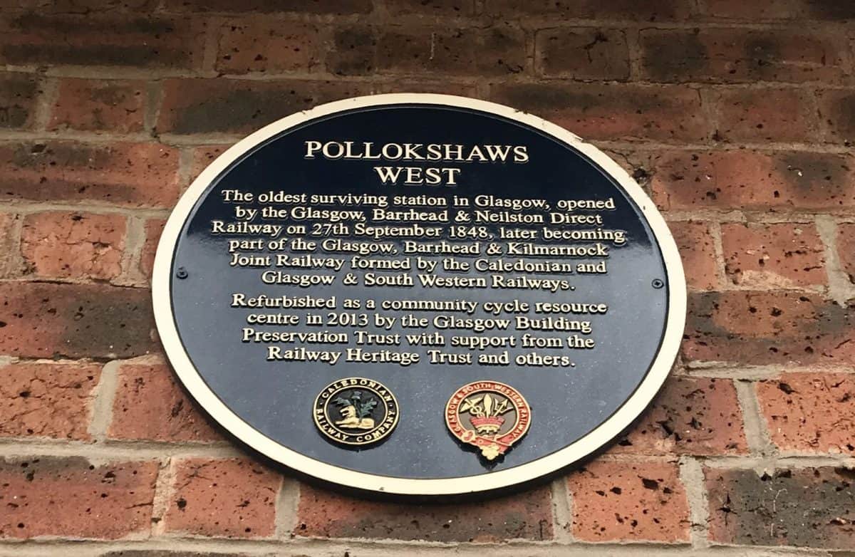 Pollokshaws west railway station