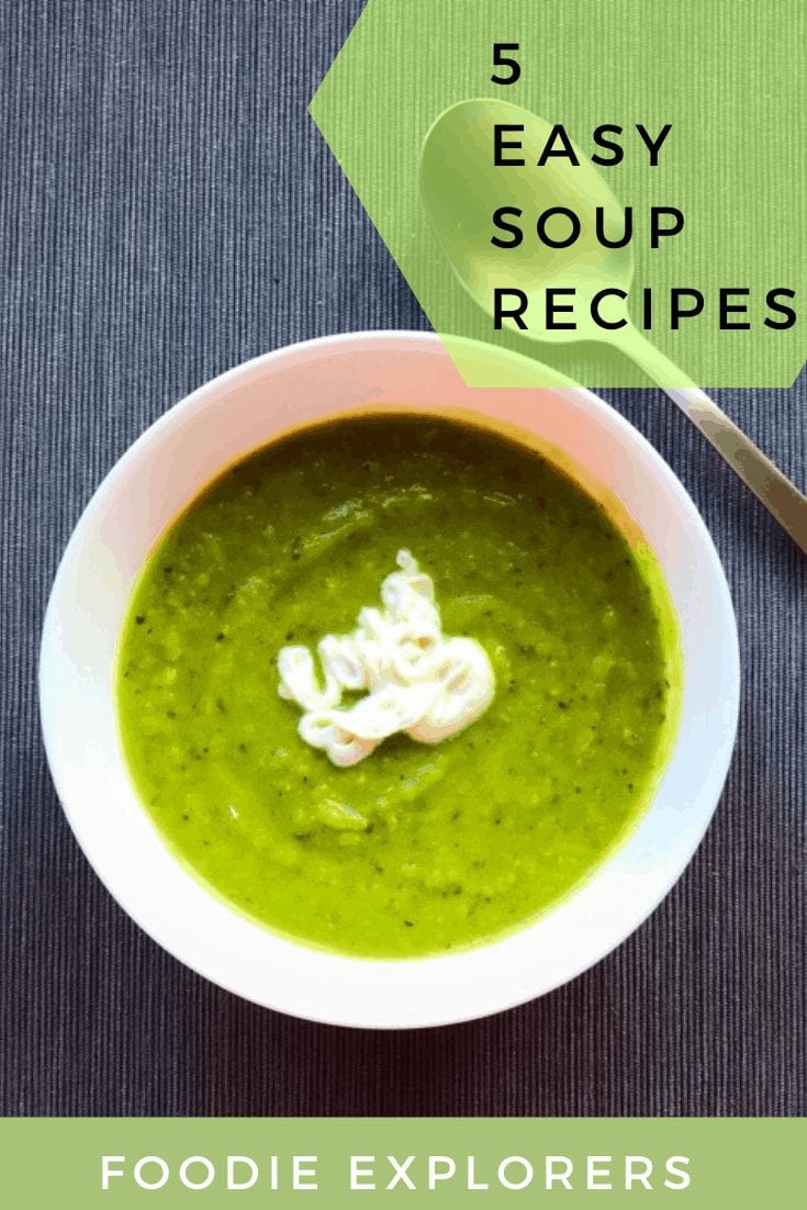 5 easy to make soups 