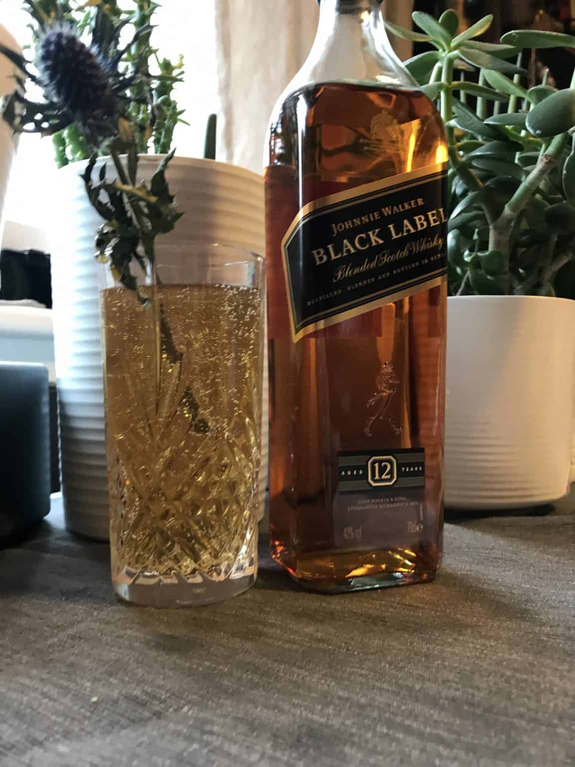 Cocktail Recipe Scottish Highball from Johnnie Walker Black Label
