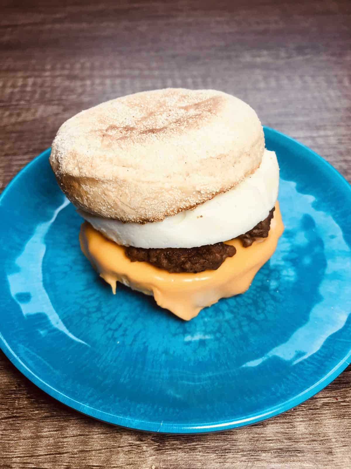 Copycat sausage and egg McMuffin 