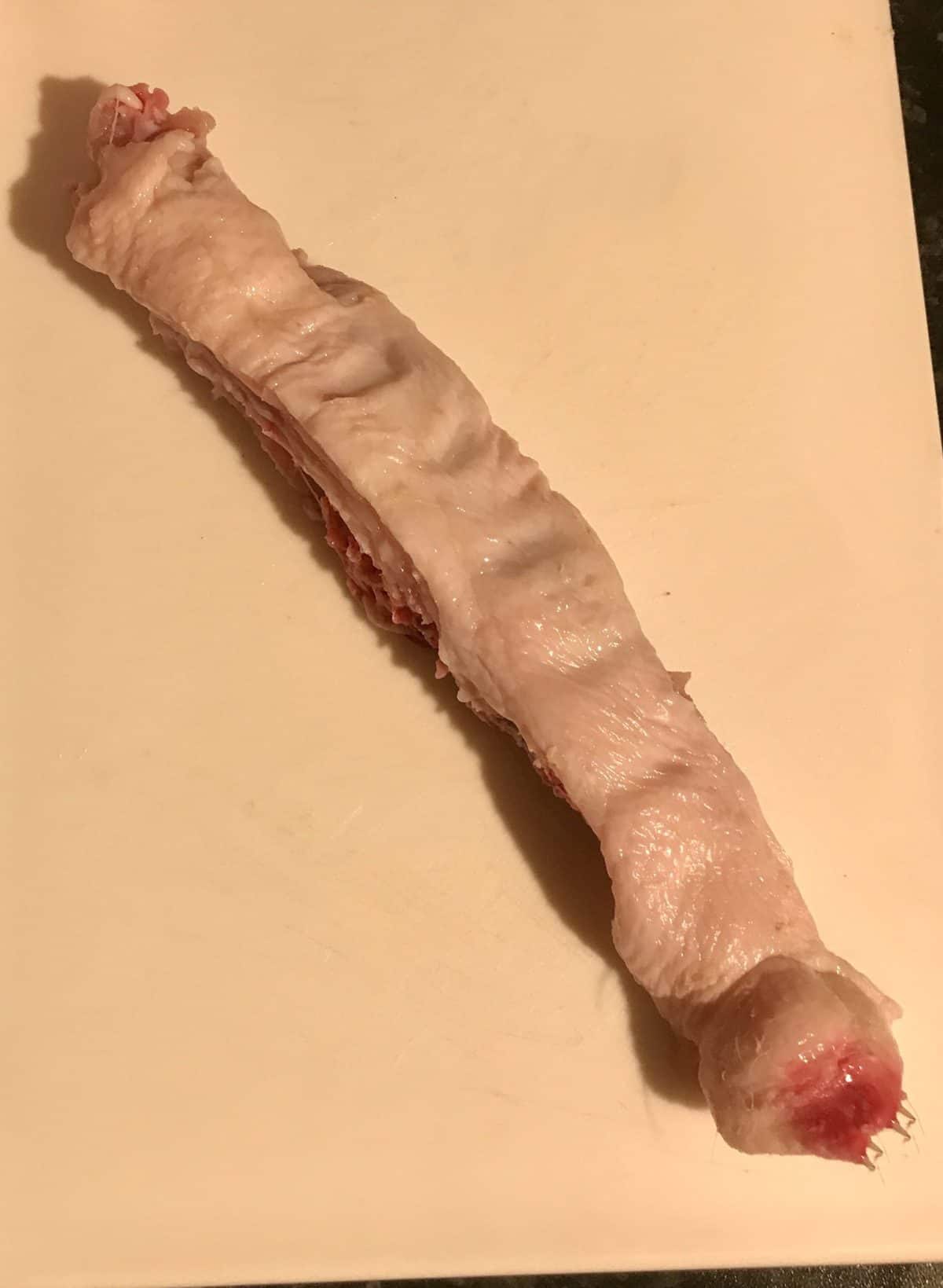 Spatchcock chicken Backbone 