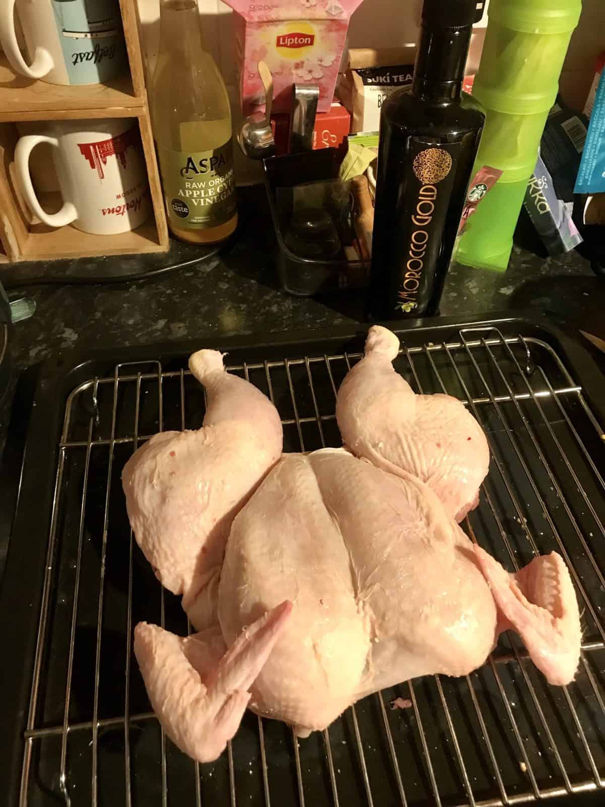 Spatchcock chicken 