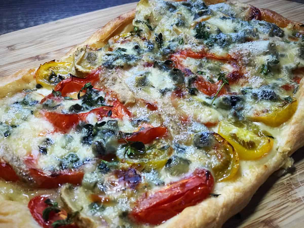 Tomato and Blue Cheese Tart