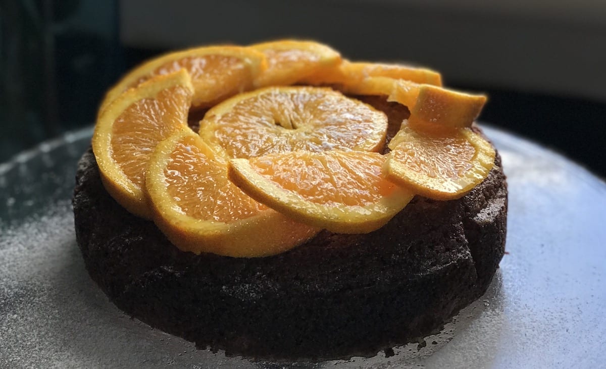 gluten free orange polenta cake