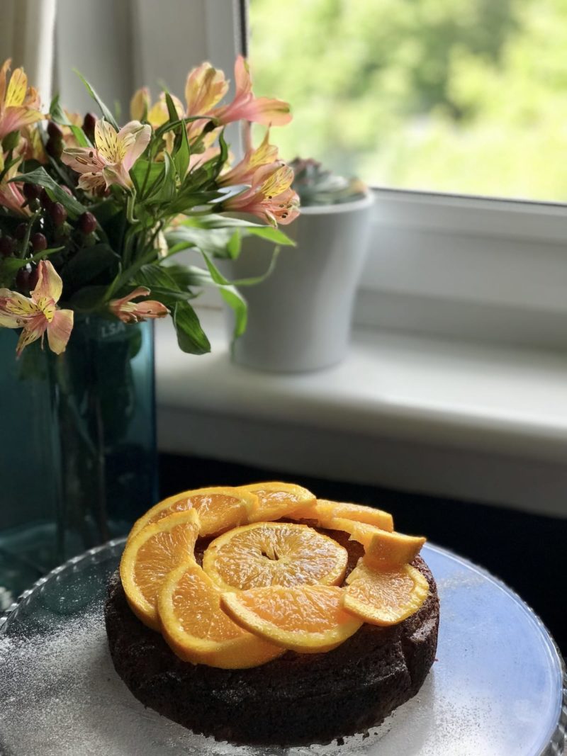 gluten free orange polenta cake