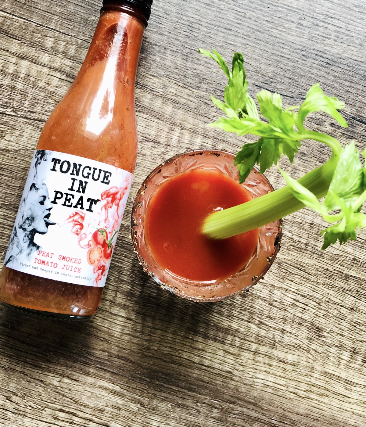 tongue in peat bloody mary