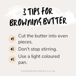 3 tips for browning butter