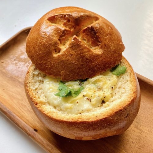 bread bowl with lid