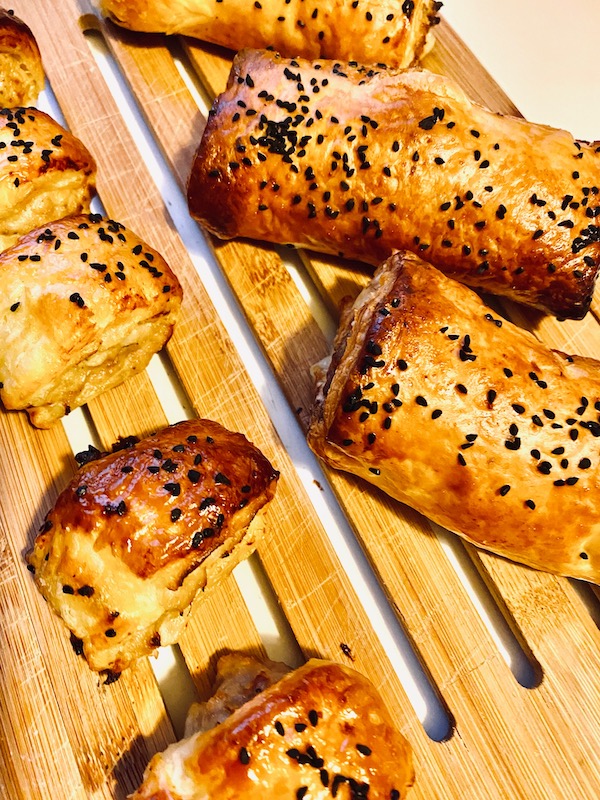 pork sage apple sausage rolls recipe baked