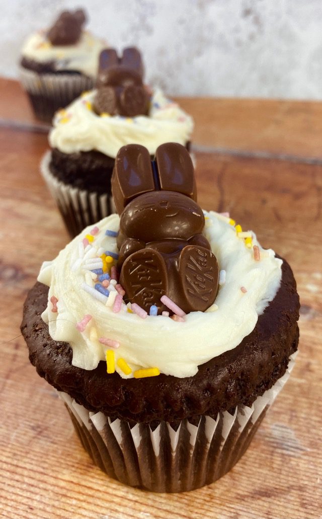 kit kat easter bunny muffin recipe 4