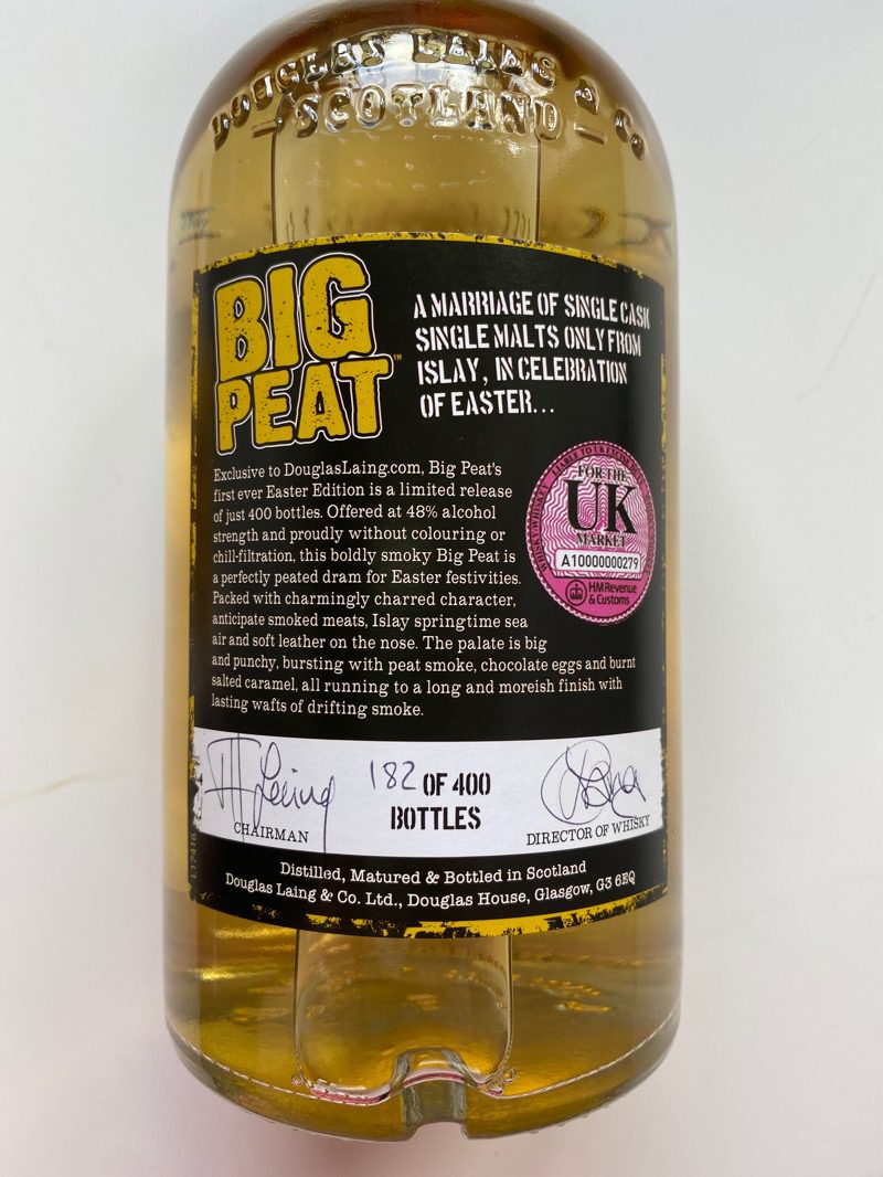 Big peat Easter whisky Douglas Laing 