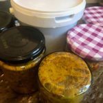 Lime pickle making jars