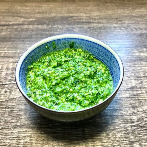 Foraged wild garlic pesto recipe