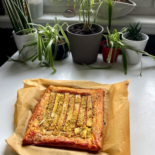 easiest rhubarb tart