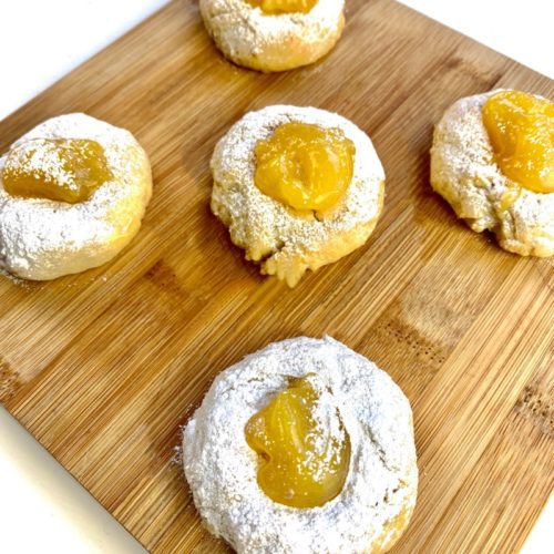 Lemon curd cookies