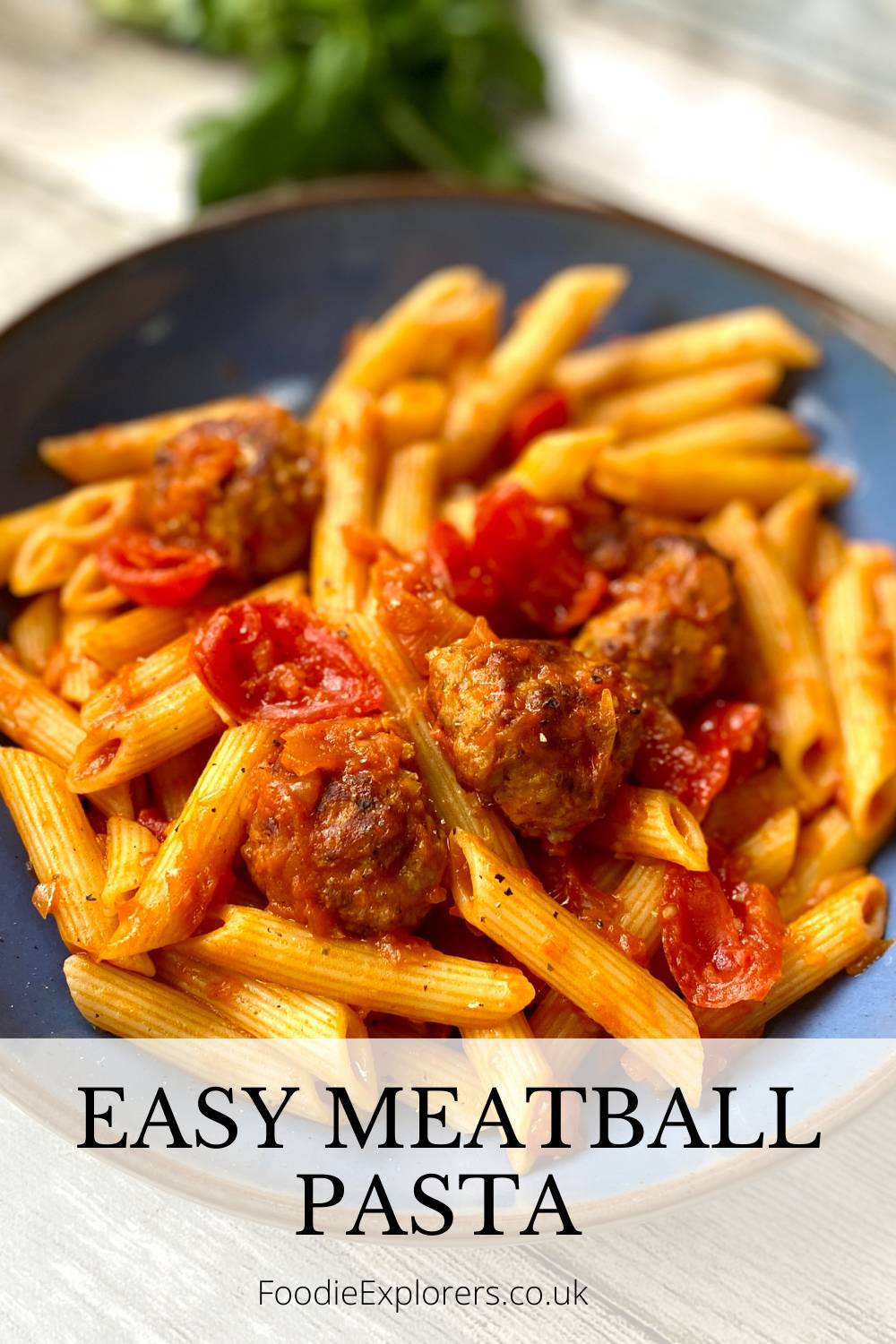 Easy meatball pasta 