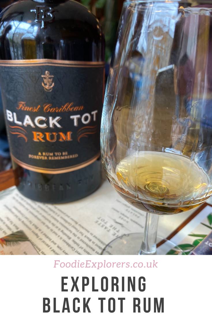 Black tot rum Pinterest pin 