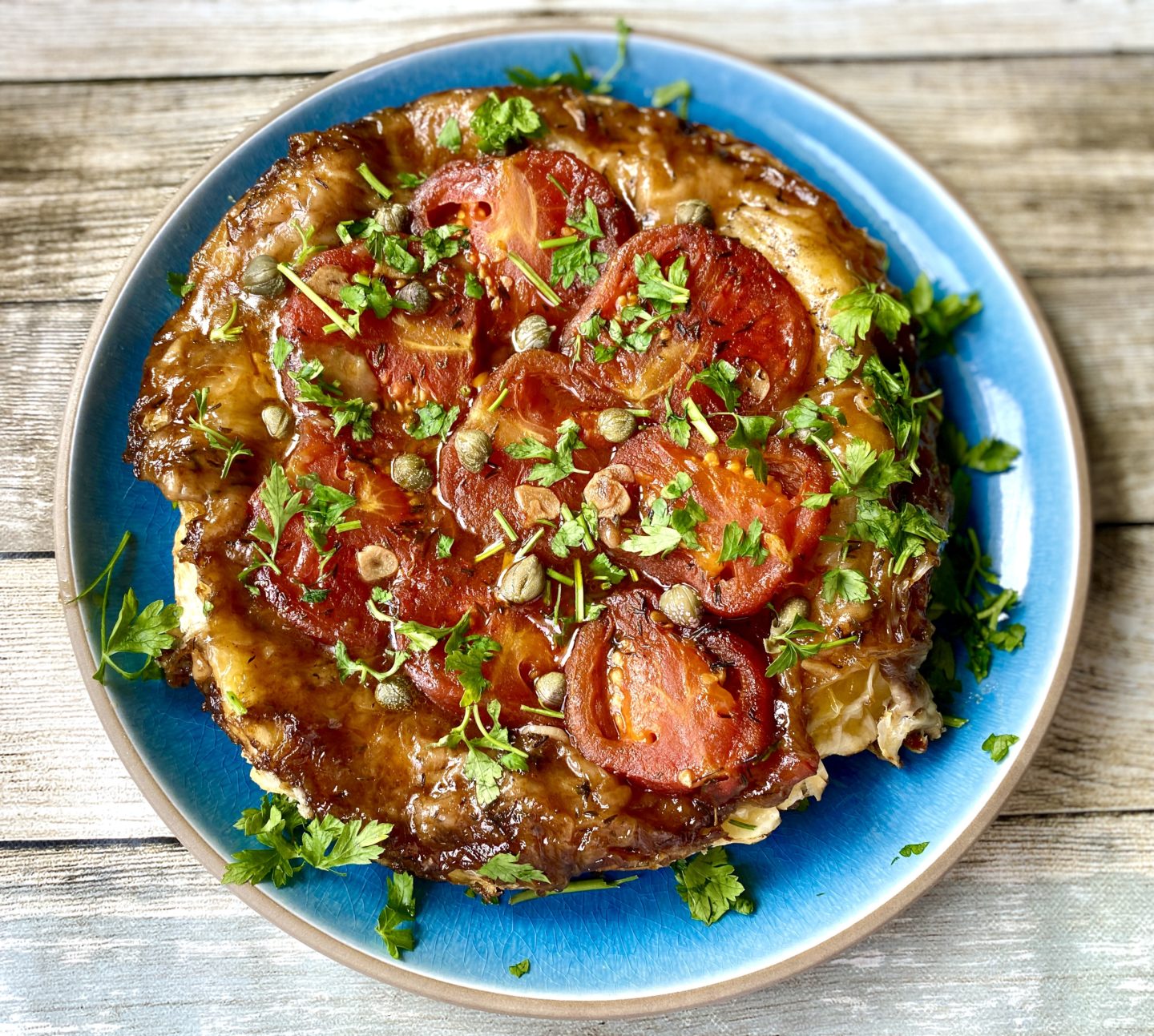 Tomato tart tatin 