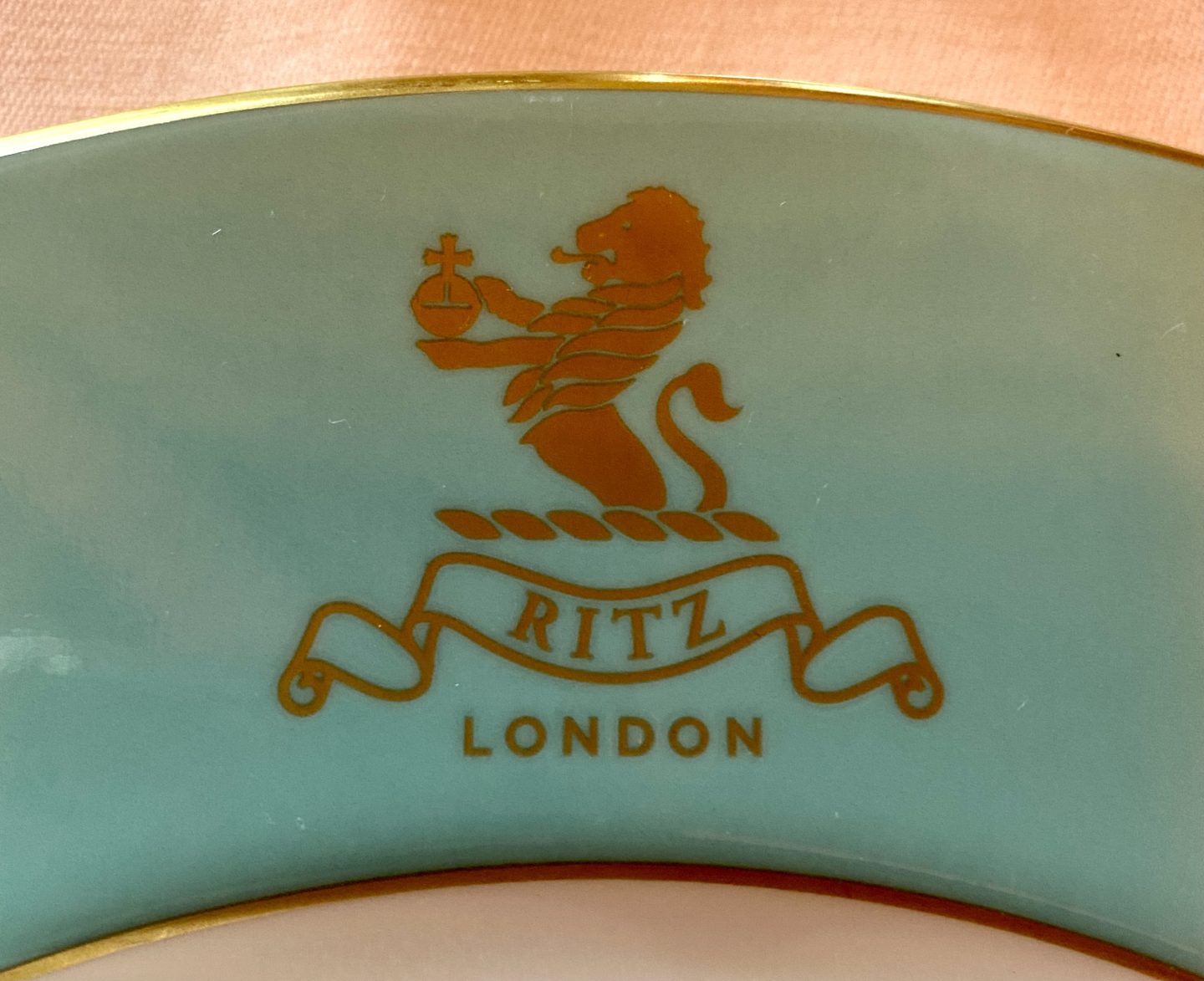 The ritz hotel plate 