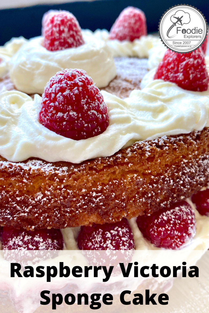 Raspberry Victoria Sponge Recipe • Foodie Explorers | UK Food & Travel ...
